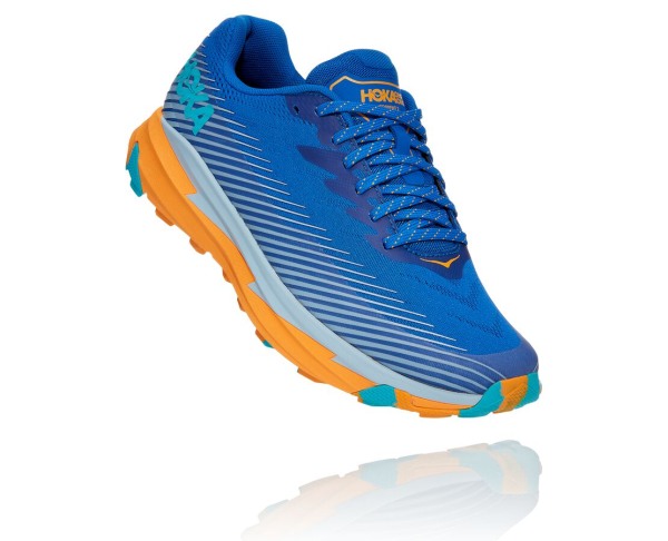 Hoka One One Torrent 2 Mens UK - Blue Trail Running Shoes - USRZO2907